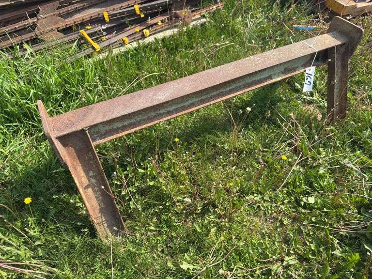 I BEAM saw horse. 55" wide, 20" tall