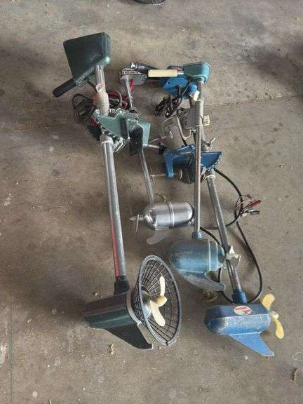 Elect trolling motors-4 count, 1 money