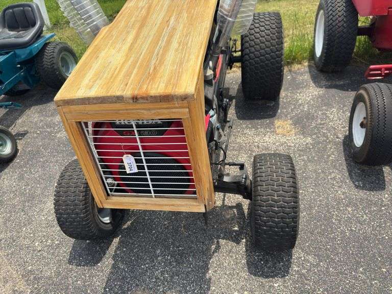 Homemade garden tractor, Honda GX630 engine - runs