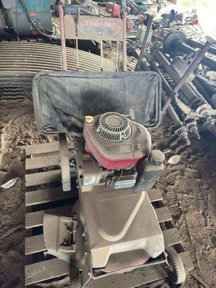 Troy Bilt walk behind brush mower, 24"