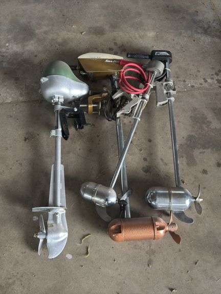 Elect Trolling motors- 4 count, 1 money