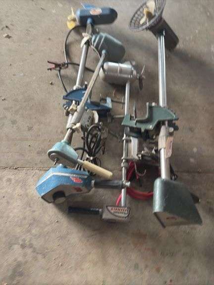 Elect trolling motors-4 count, 1 money