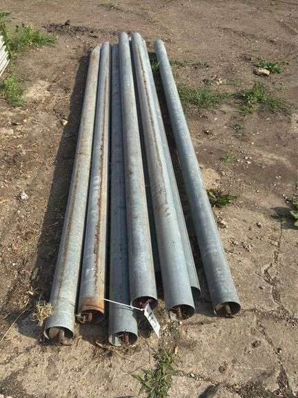 8- 4"x10ft auger sections