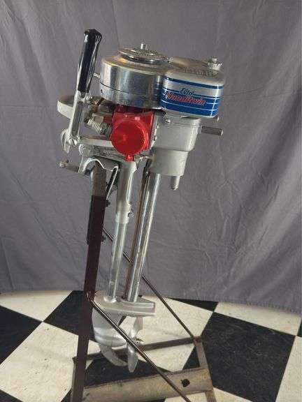 1937 Evinrude outboard  (stand not included)