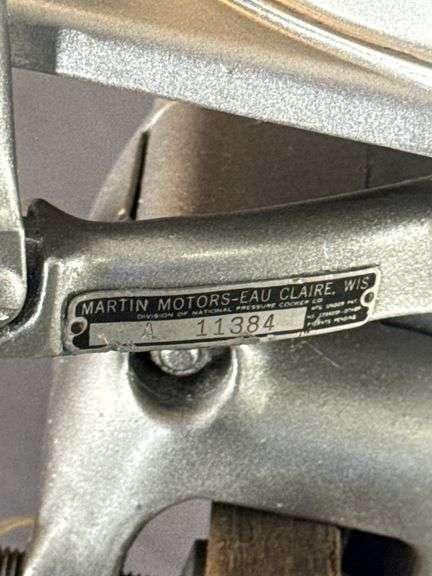 1951 Martin 20 outboard motor (stand not included)