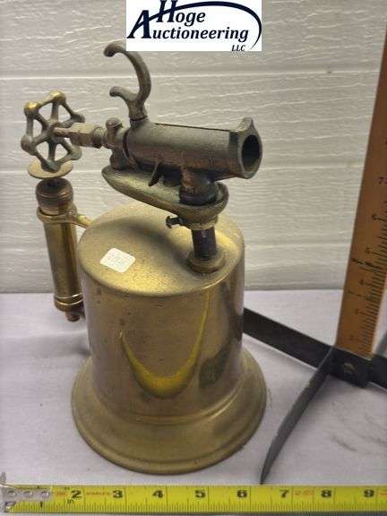 Vintage brass blow torch - no markings