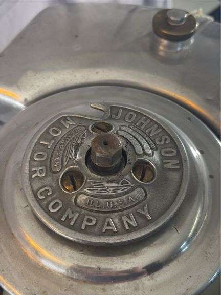 1935 Johnson 300 outboard 1930 Johnson A-50 outboard motor.