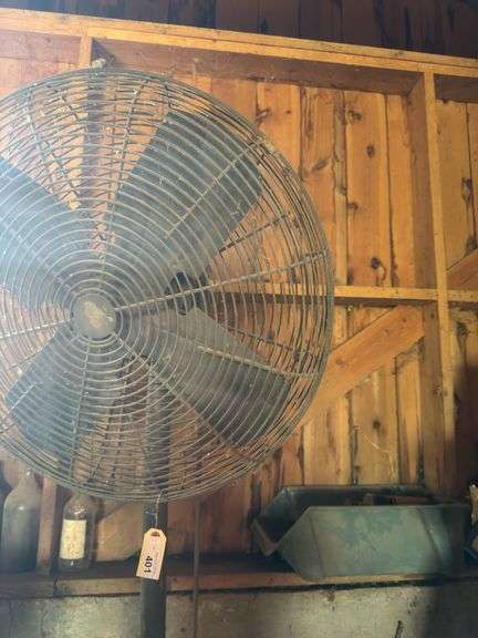 Fan on stand. Approx 6.5ft tall