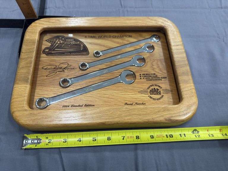 Mac Tools Limited Edition Racing Series Don Prudhomme “Snake” 1994 4-pc wrench set