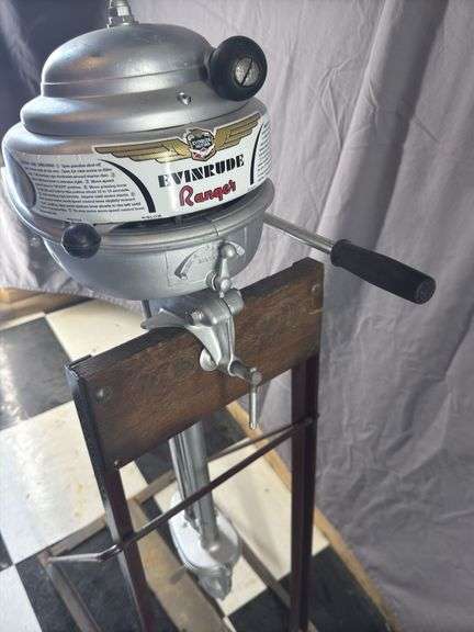 1946 Evinrude Ranger Simplex outboard motor (stand not included)