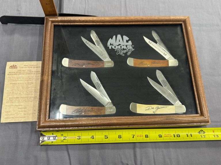 Mac Tools Racing set of 4 knives