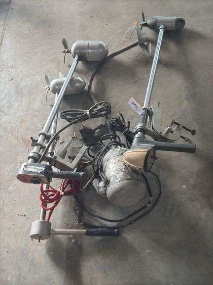 Elect trolling motors- 4 count, 1 money