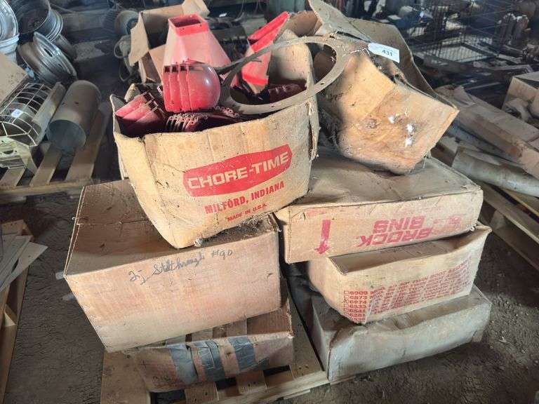 Pallet bin/auger parts
