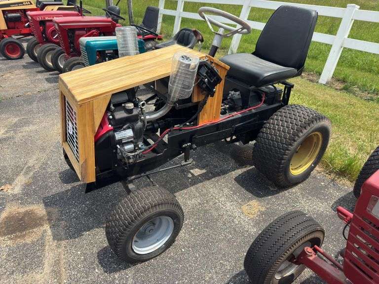 Homemade garden tractor, Honda GX630 engine - runs