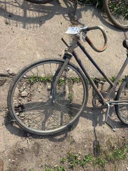 Unknown antique girls bike