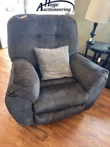 Grey recliner (fabric feels like microfiber), Ashley Furniture