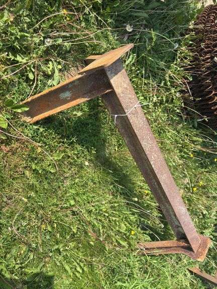 I BEAM saw horse. 55" wide, 20" tall