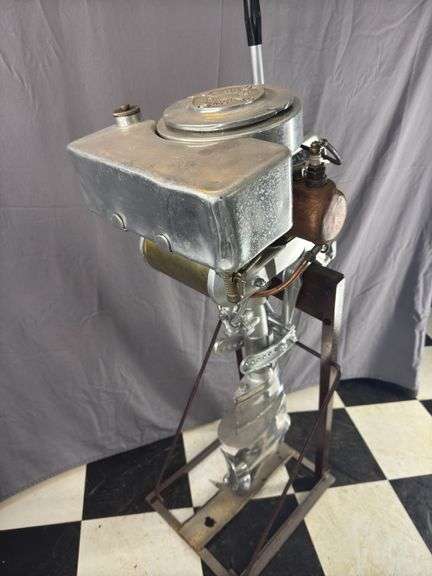 1934 Evinrude experimental outboard (stand not included)