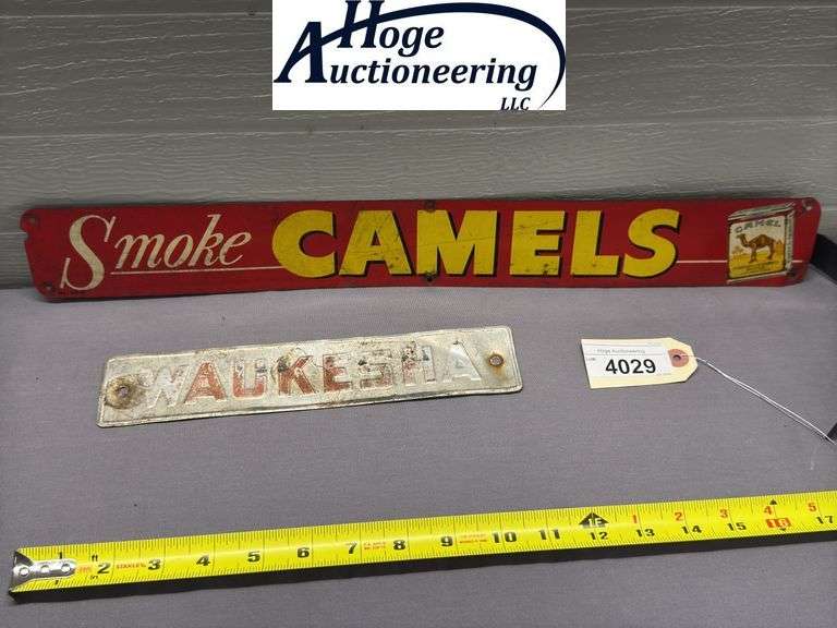 2 signs one price - Smoke Camels & Waukesha