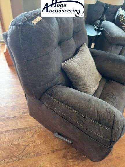 Grey recliner (fabric feels like microfiber), Ashley Furniture