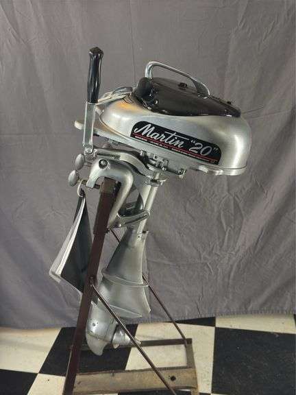 1951 Martin 20 outboard motor (stand not included)