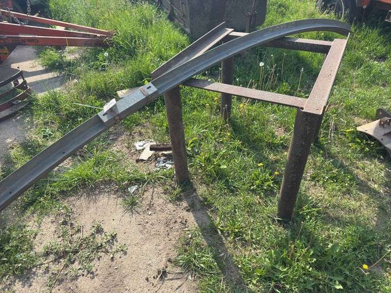 28ft bin base rings & iron stand