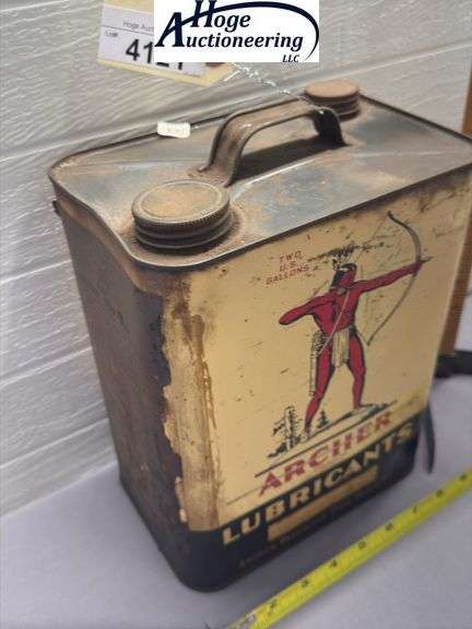 Archer Lubricants oil can - 2 gallons