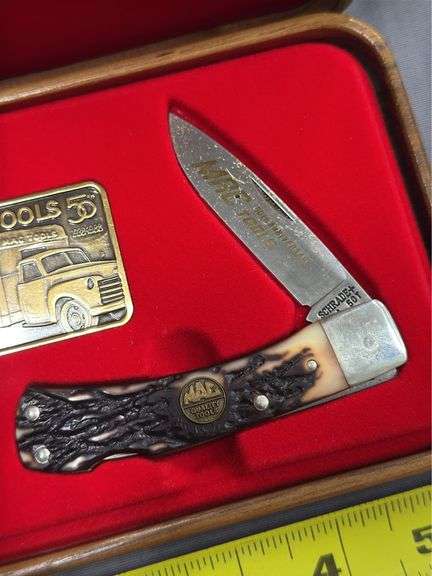 Mac Tools 50th Anniversary Commemorative Knife and case.