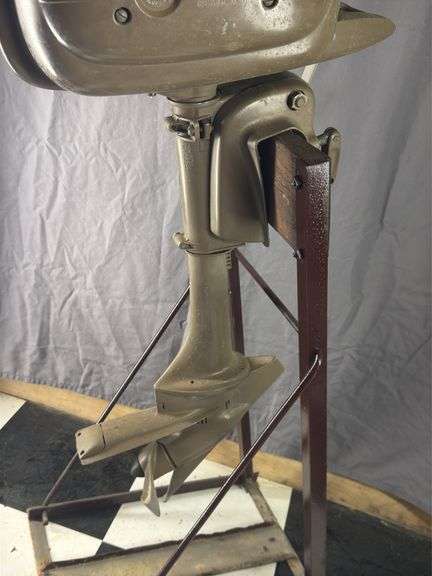 1957 Evinrude Ducktwin outboard motor (stand not included)