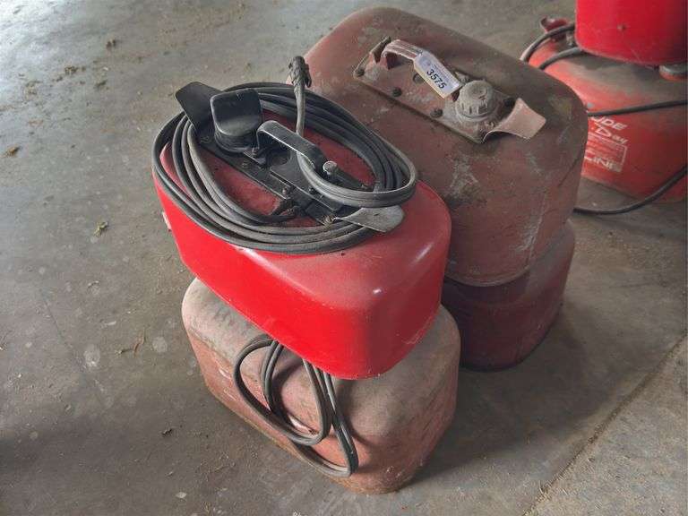 Metal Boat motor tanks