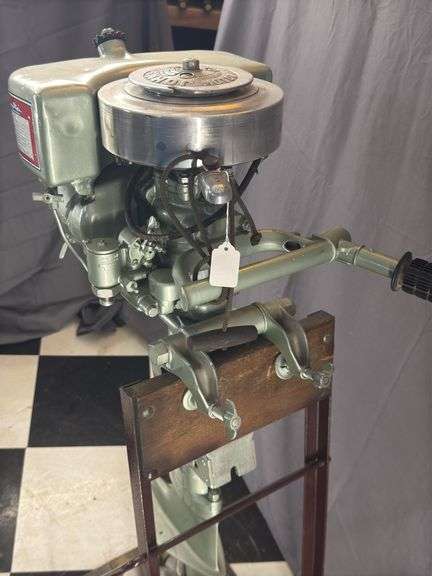 1930 Johnson A-50 outboard motor.