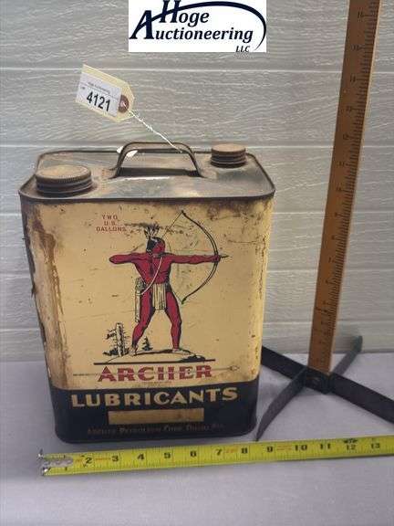 Archer Lubricants oil can - 2 gallons