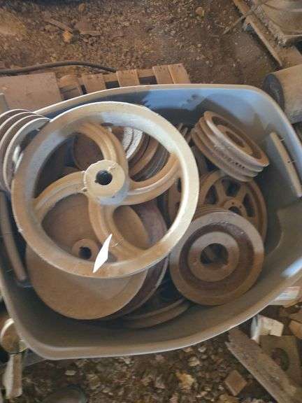 Belt pulley, porta power pumps-pallet