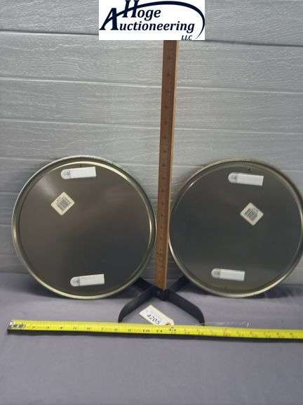 X2 - SInclair Dino Gasoline and Red Crown Gasoline signs - tin