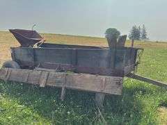 Antique wagon width and gate seeder