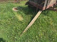 Antique wagon width and gate seeder