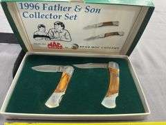 1996 Mac Tools by Bear MGC Cutlery 2-pc Father and Son