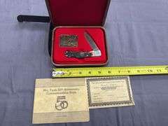 Mac Tools 50th Anniversary Commemorative Knife and case.
