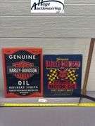 X2 - Harley-Davidson signs - tin