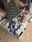 Bin parts, milk can, organizer- pallet