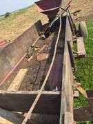 Antique wagon width and gate seeder
