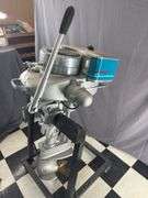 1939 Evinrude Speedi twin outboard motor w/stand