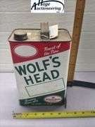Wolf's Head oil can - 1 gallon