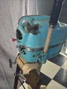 1955 Mercury Mark 6 outboard motor, 2.5 gal gas tank, (stand not included)