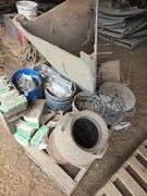 Bin parts, milk can, organizer- pallet