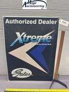 Gates Authorized Dealer Xtreme  High Performance Drive Belt sign - tin
