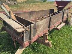 Antique wagon width and gate seeder