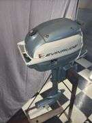 1959 Evinrude weedless outboard motor (stand not included)