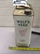 Wolf's Head oil can - 1 gallon