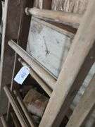 Wood extension ladders- 2 @ 10ft each